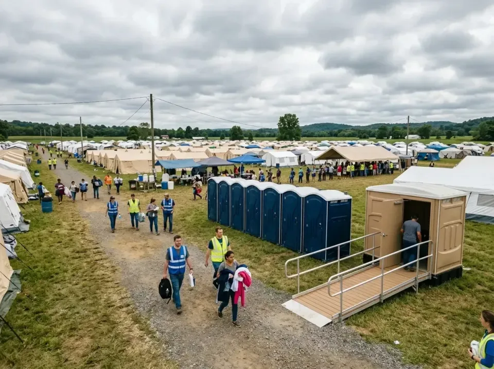 disaster-relief-camp-restrooms-010 — frequently asked questions, Dumpster & Portable Bathrooms Rental in Wayne Heights, PA